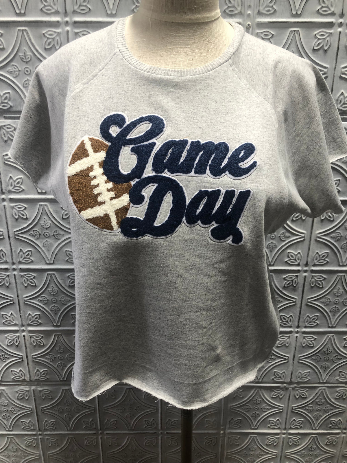 GameDay Chenille Croppped T-shirt