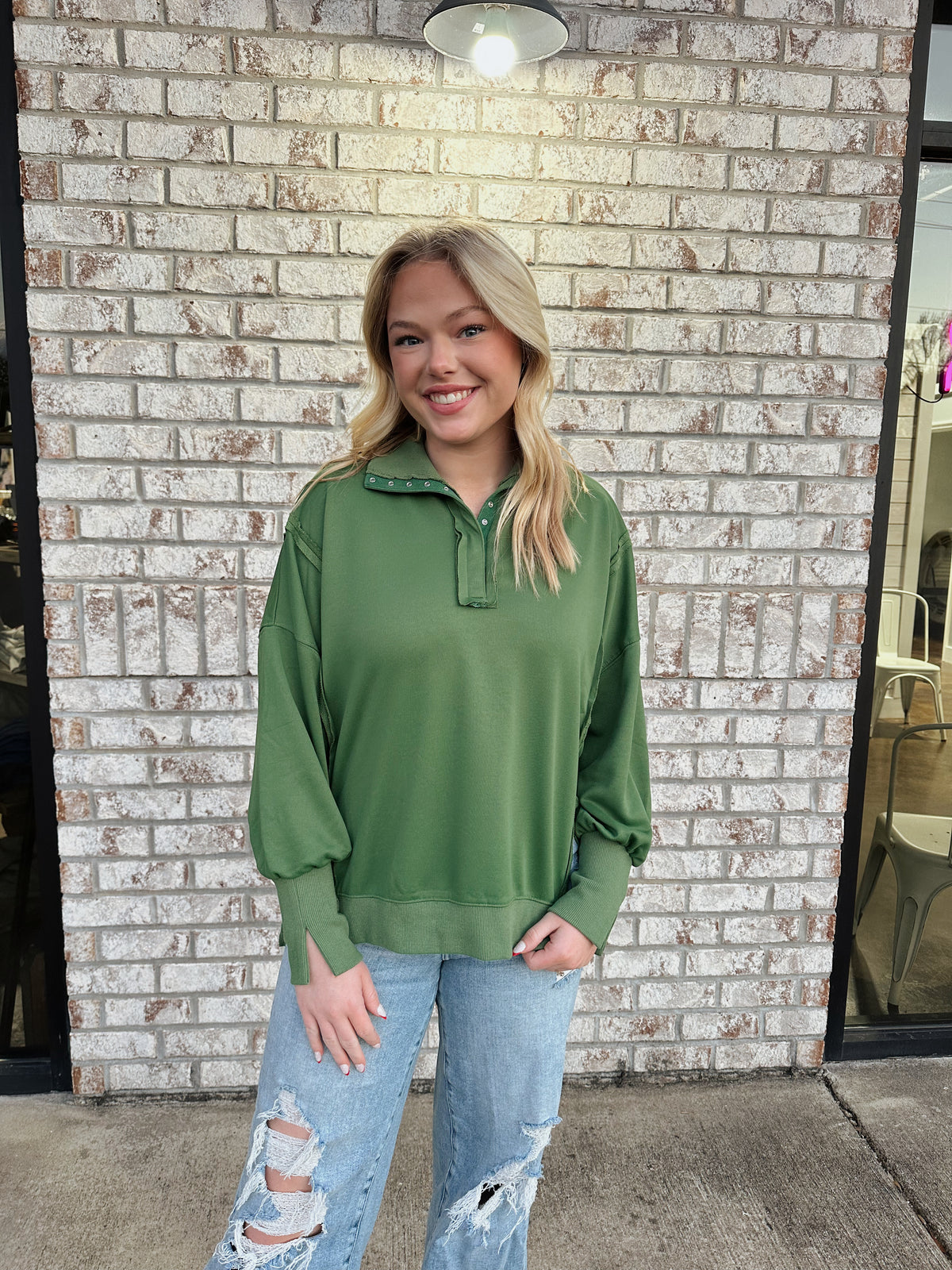 Vintage washed soft Relaxed fit Top