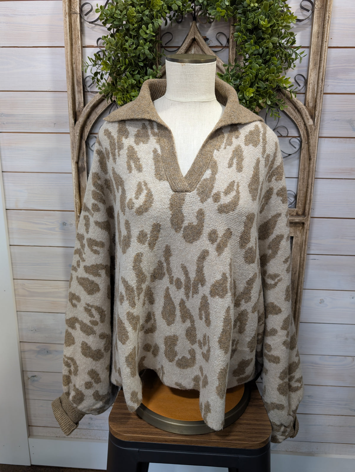 leopard sweater