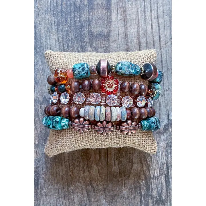 Orleans bracelet stack