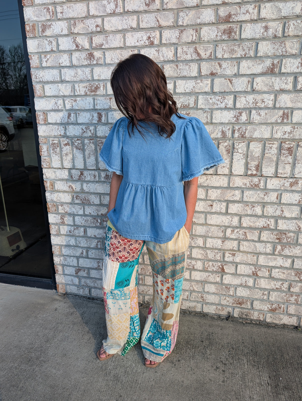 Light Patchwork Pants