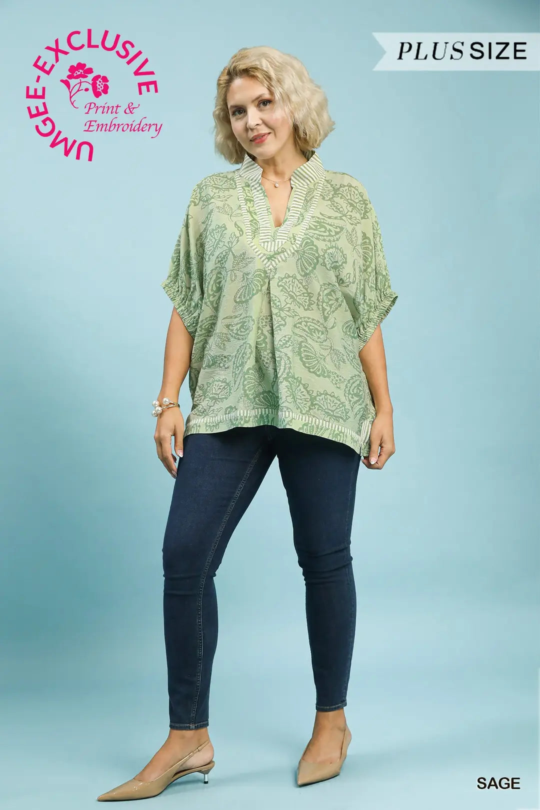 Botanical Print Top