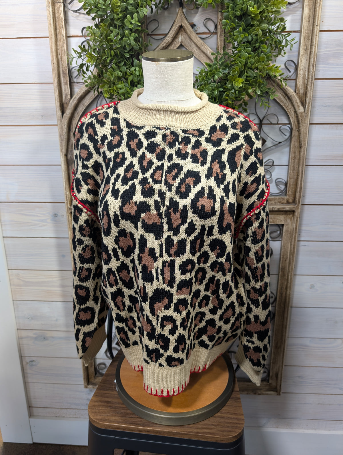 Relaxed Fit Leopard sweater