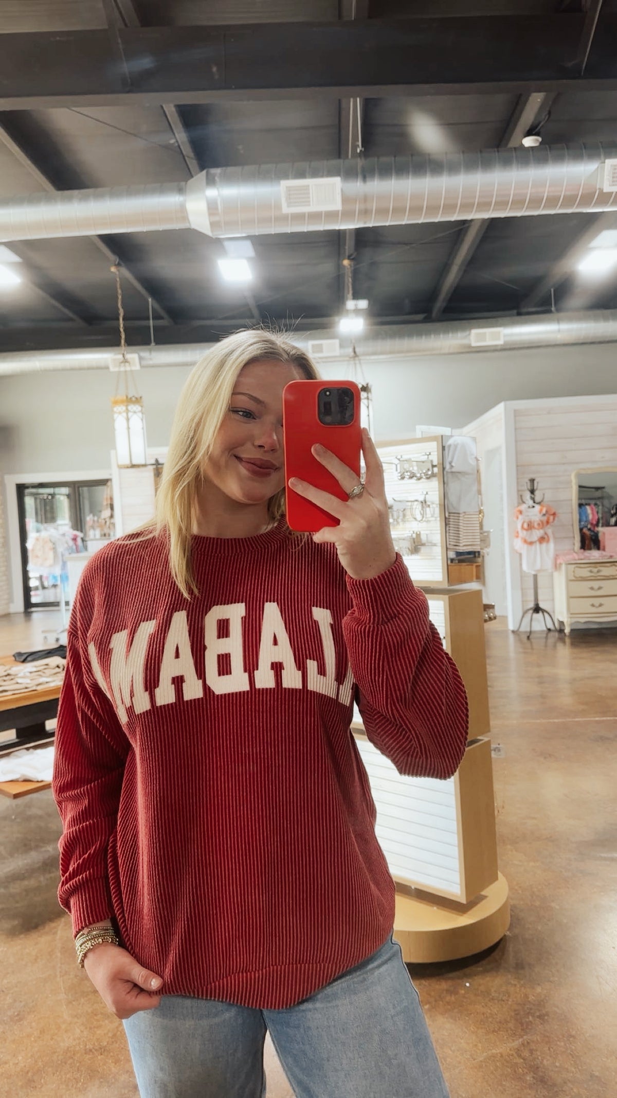 Bama Ribbed sweatshirt