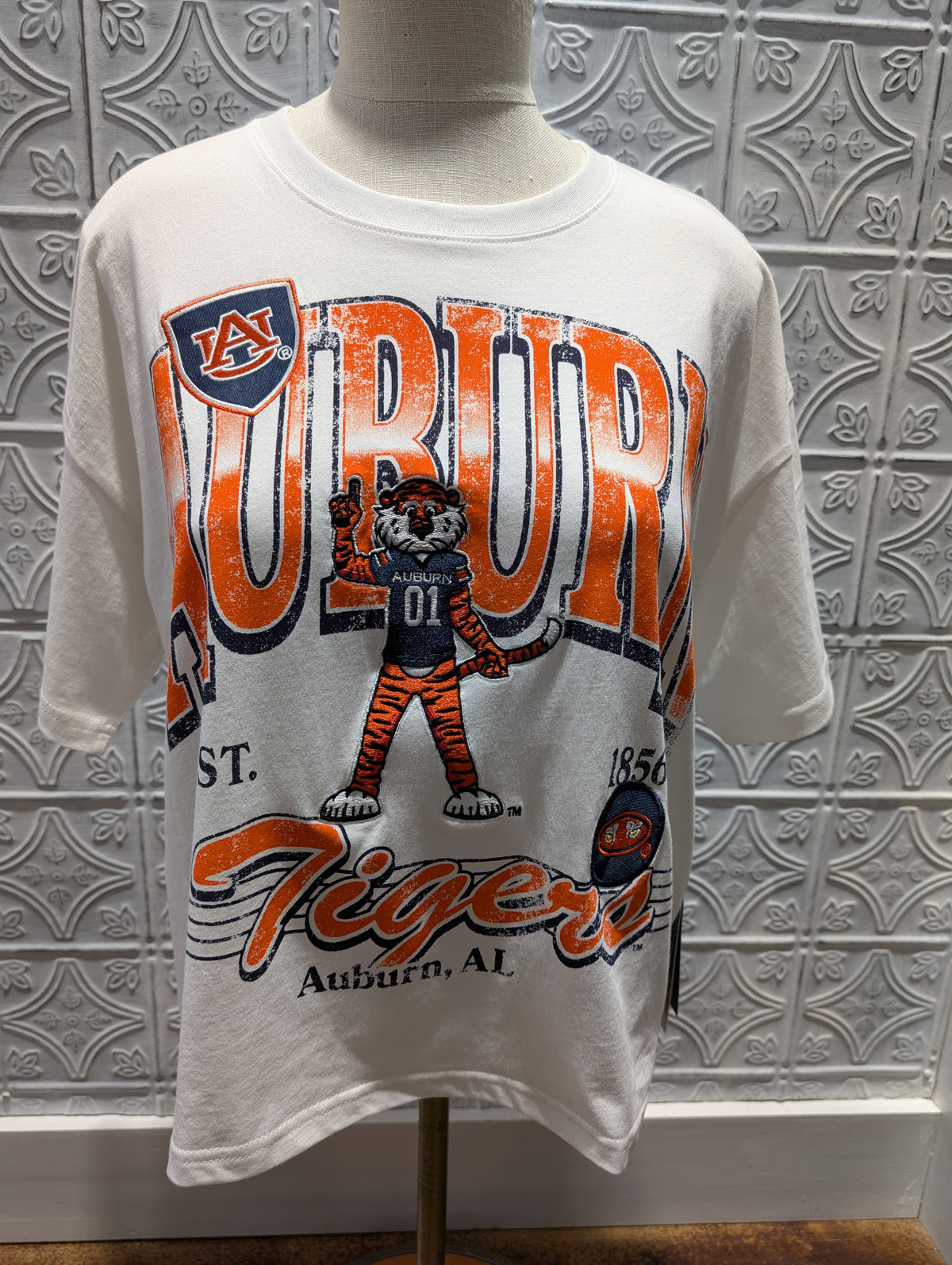 Auburn Semi Cropped Oversized Tee