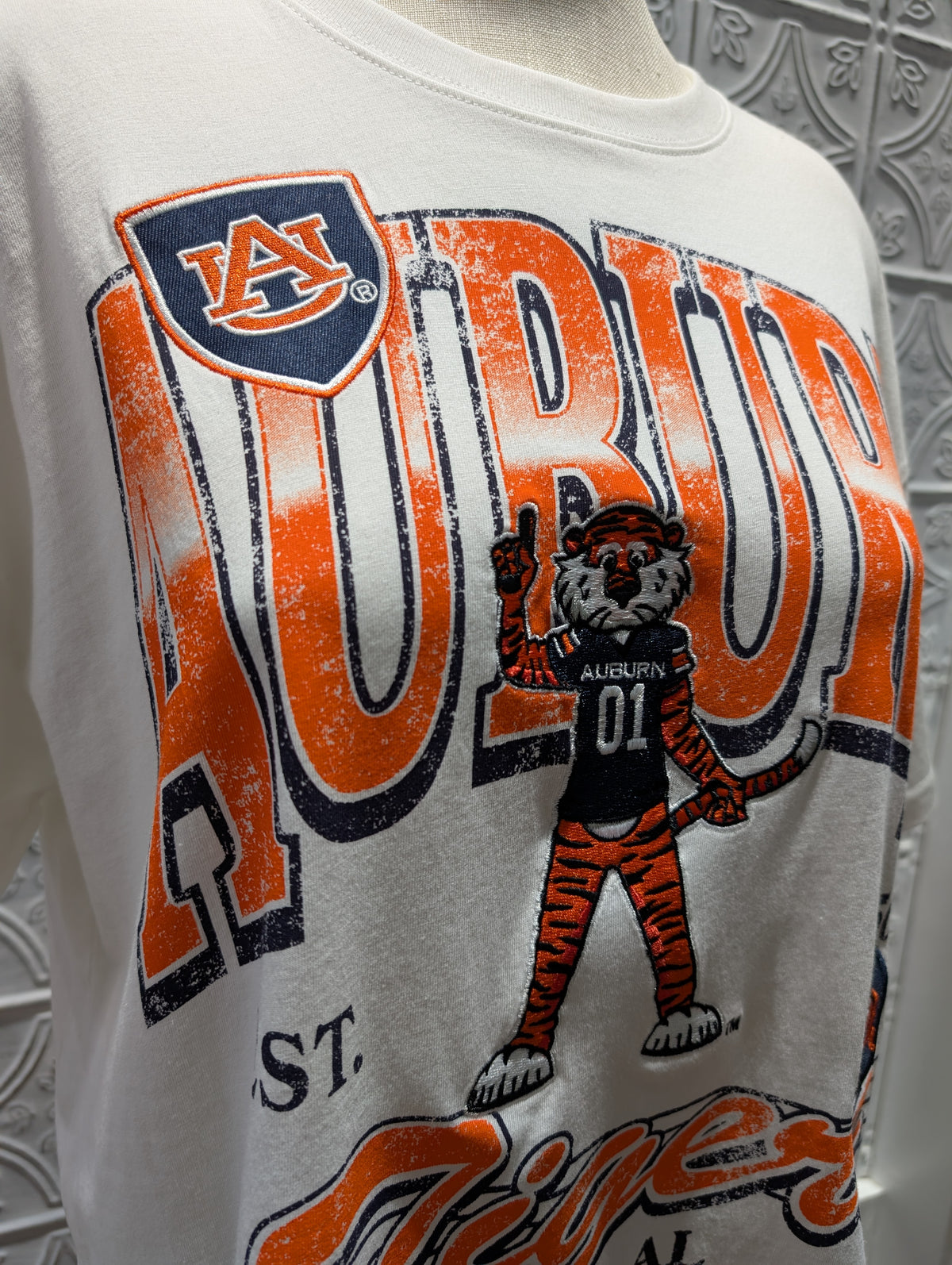 Auburn Semi Cropped Oversized Tee
