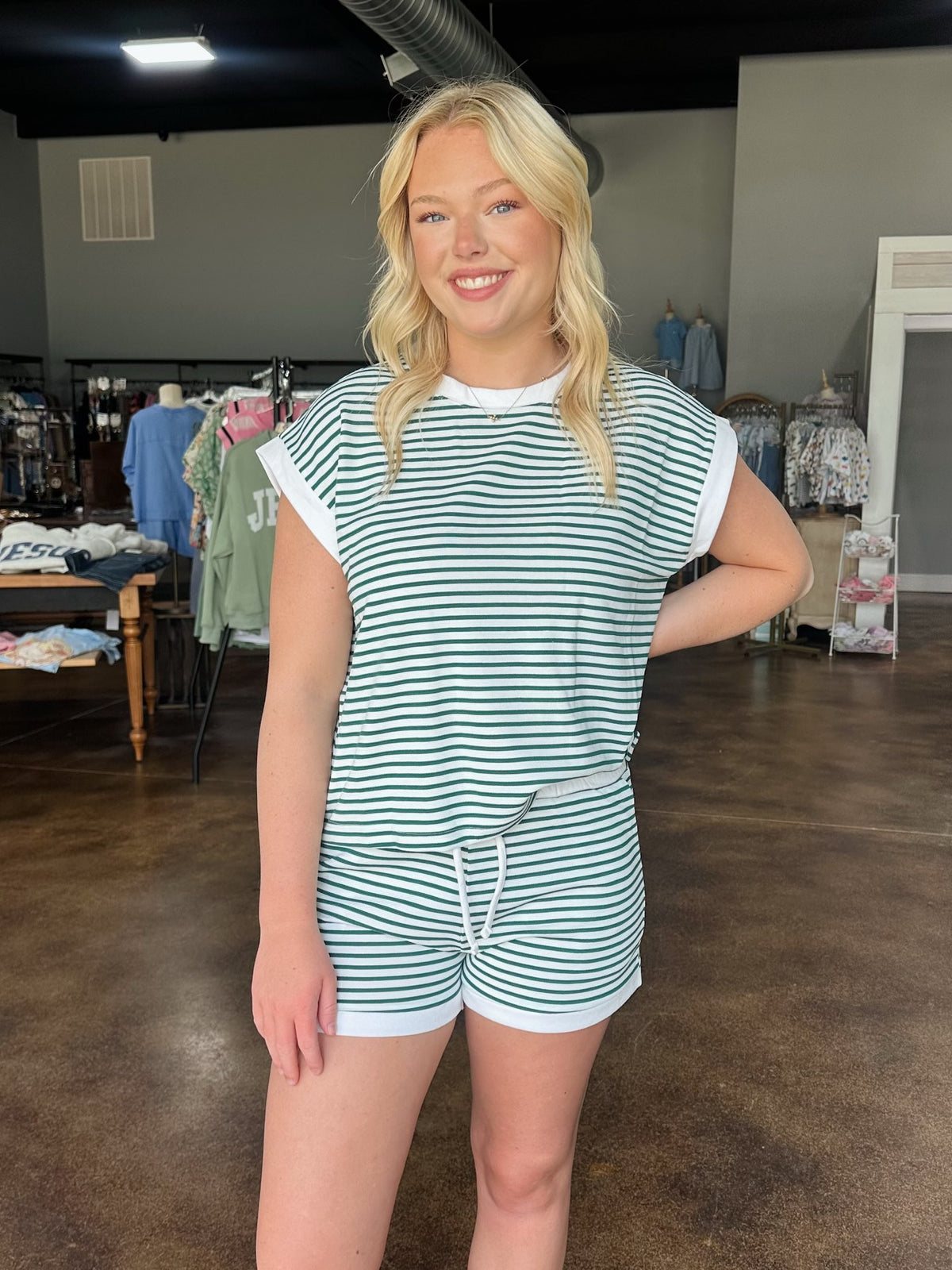 Textured Striped set