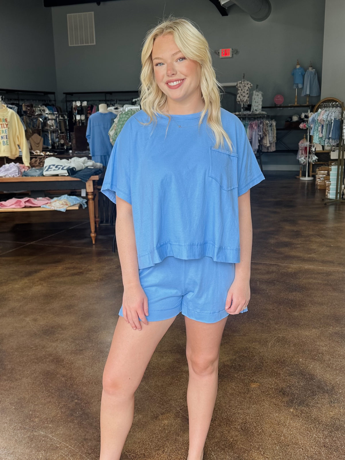 Boxy Tee and Short Set