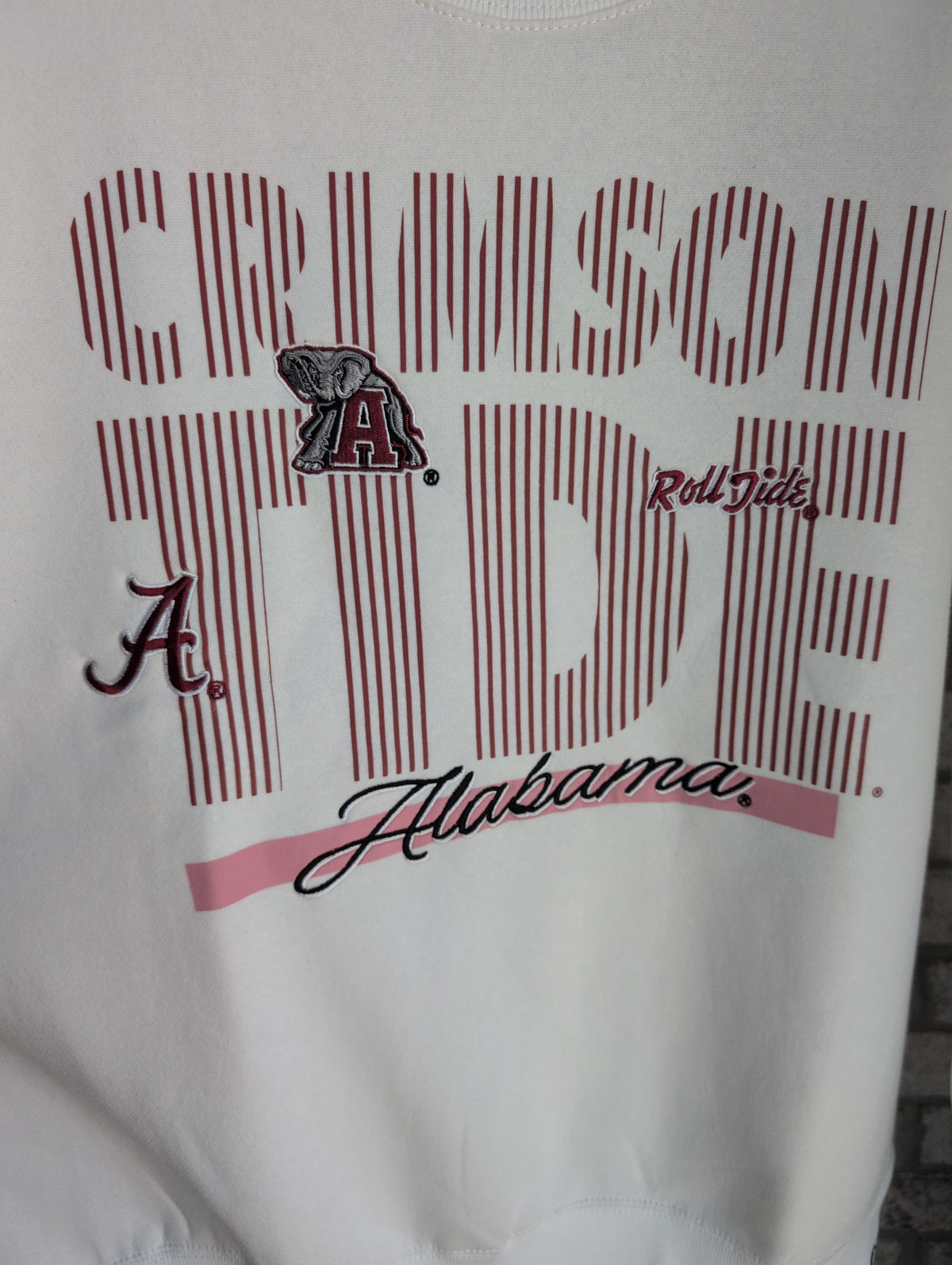 Alabama Vertical OS Fleece Crew