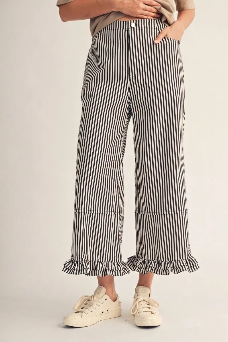 Ruffle Hem Pant
