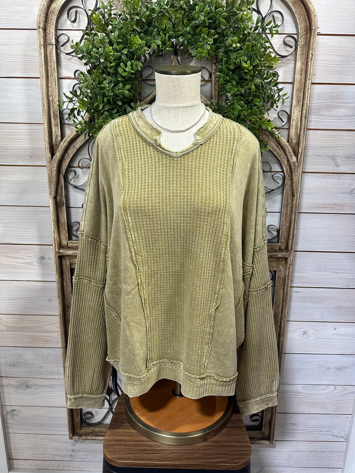 Terry Knit Top Plus