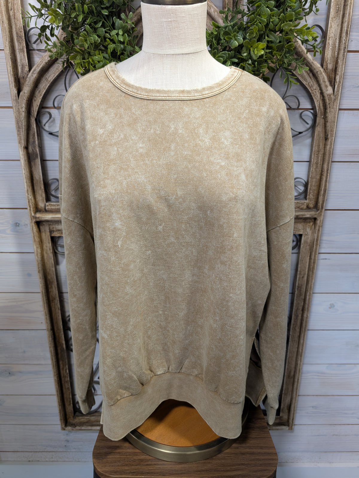 Washed Side Slit LS top